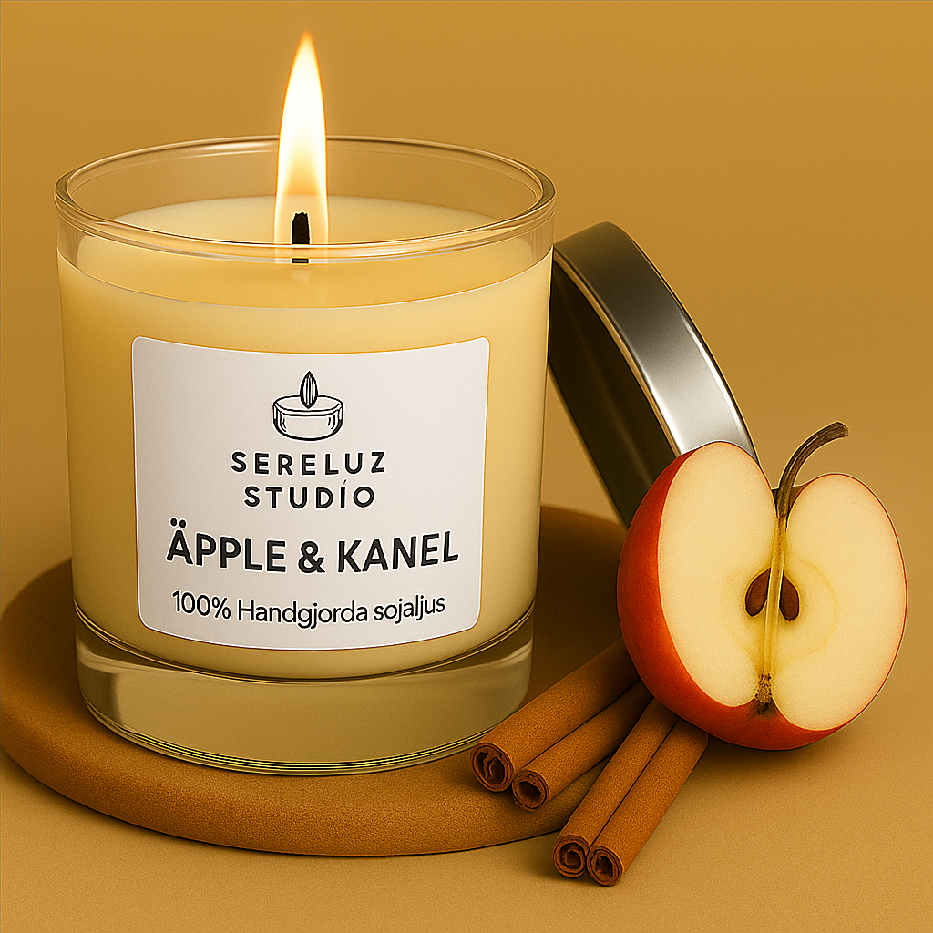 Doftljus - Äpple & Kanel